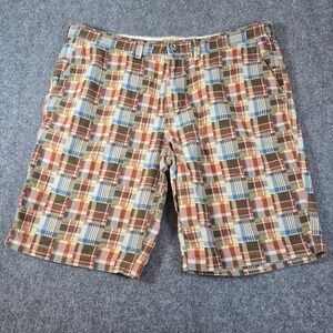 Tommy Bahama Shorts Mens 40 Madras Patchwork Bermuda‎ Vacation Resort Cruise
